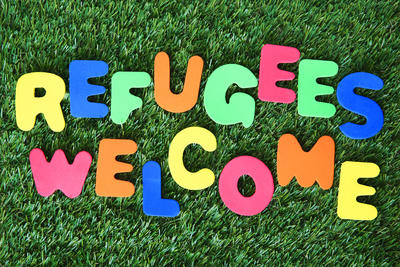 Bild vergrern: Refugees Welcome
